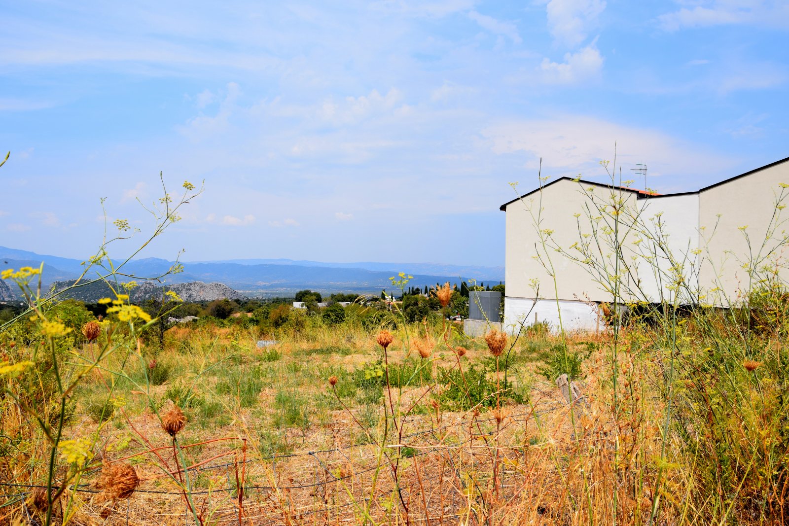 Bauen mit Fernsicht auf die Berge in Dorgali