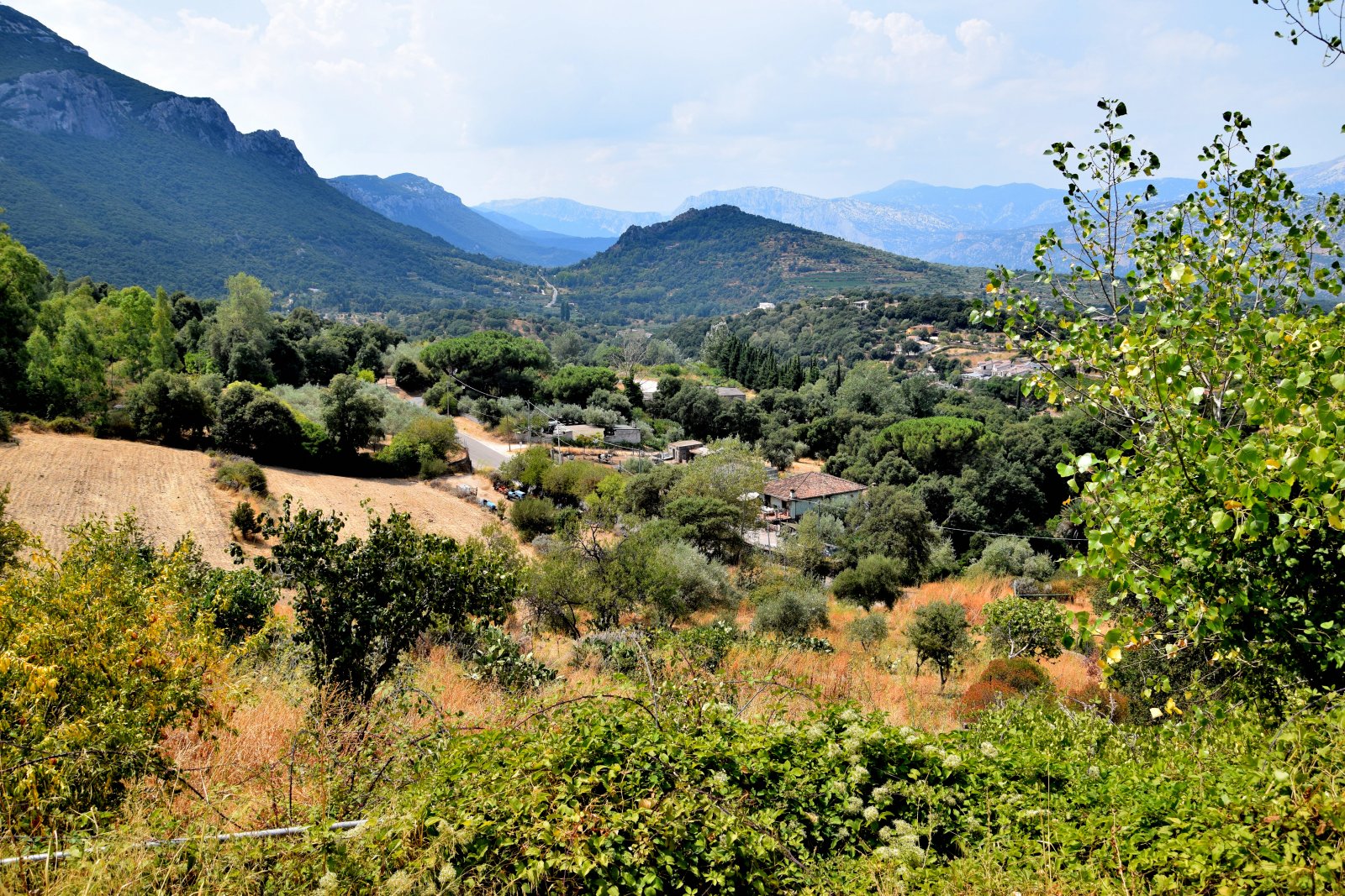 Bauen mit Fernsicht auf die Berge in Dorgali