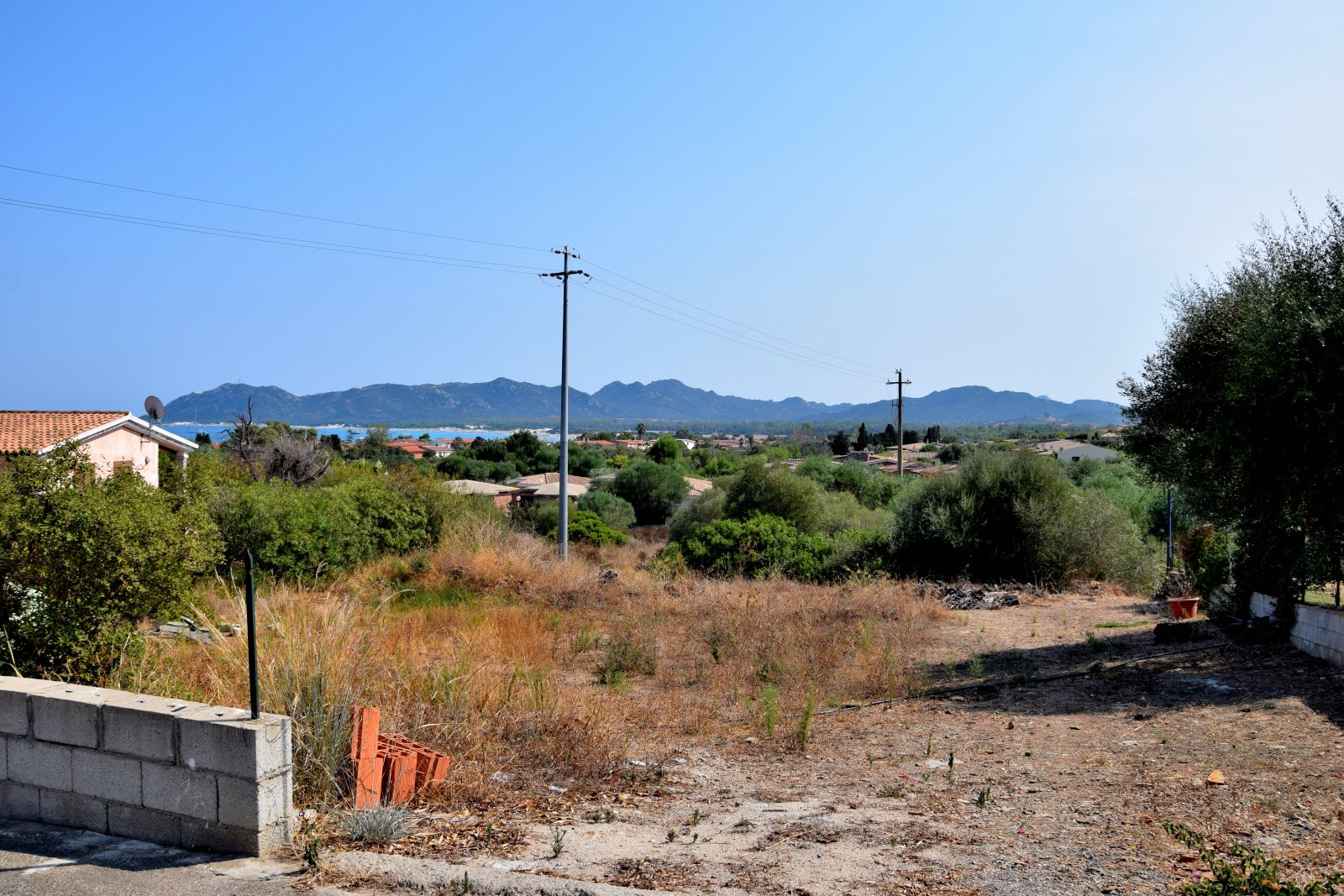 Bauland am Capo Camino mit Meersicht
