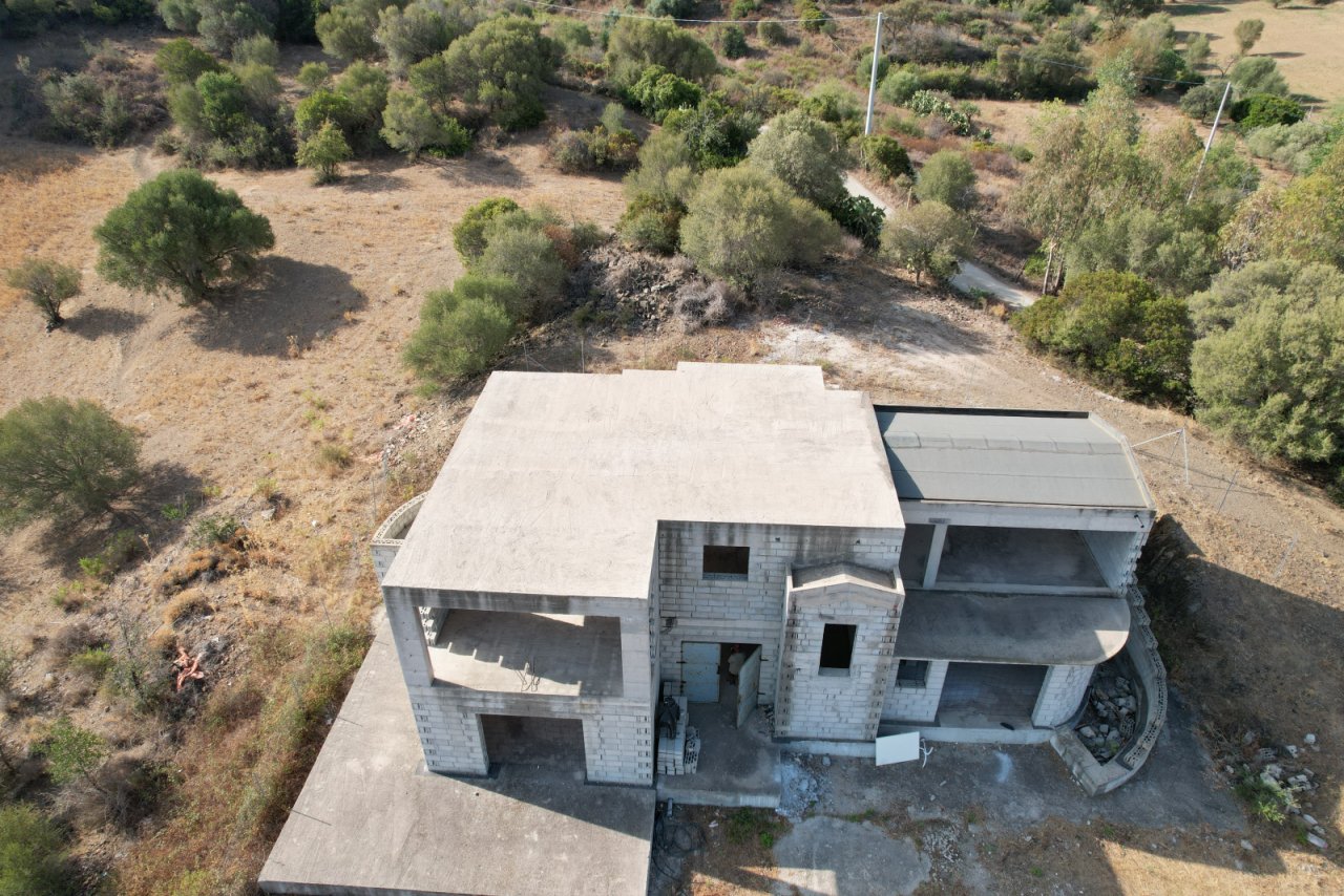 Luftansicht Rohbau (Front)